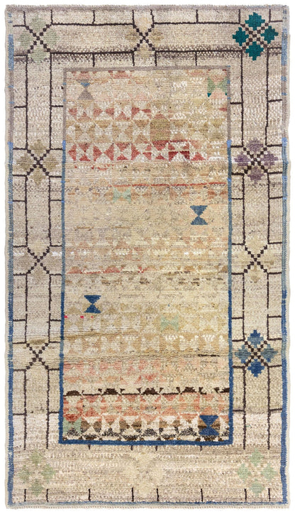  Bowtie Kars Handwoven Tribal Rug
