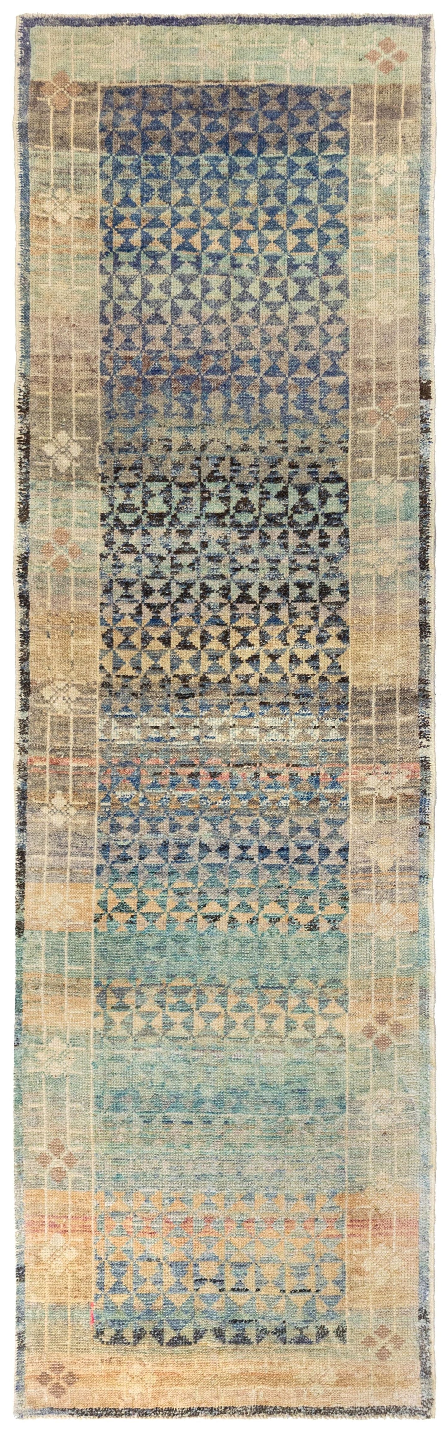  Bowtie Kars Handwoven Tribal Rug