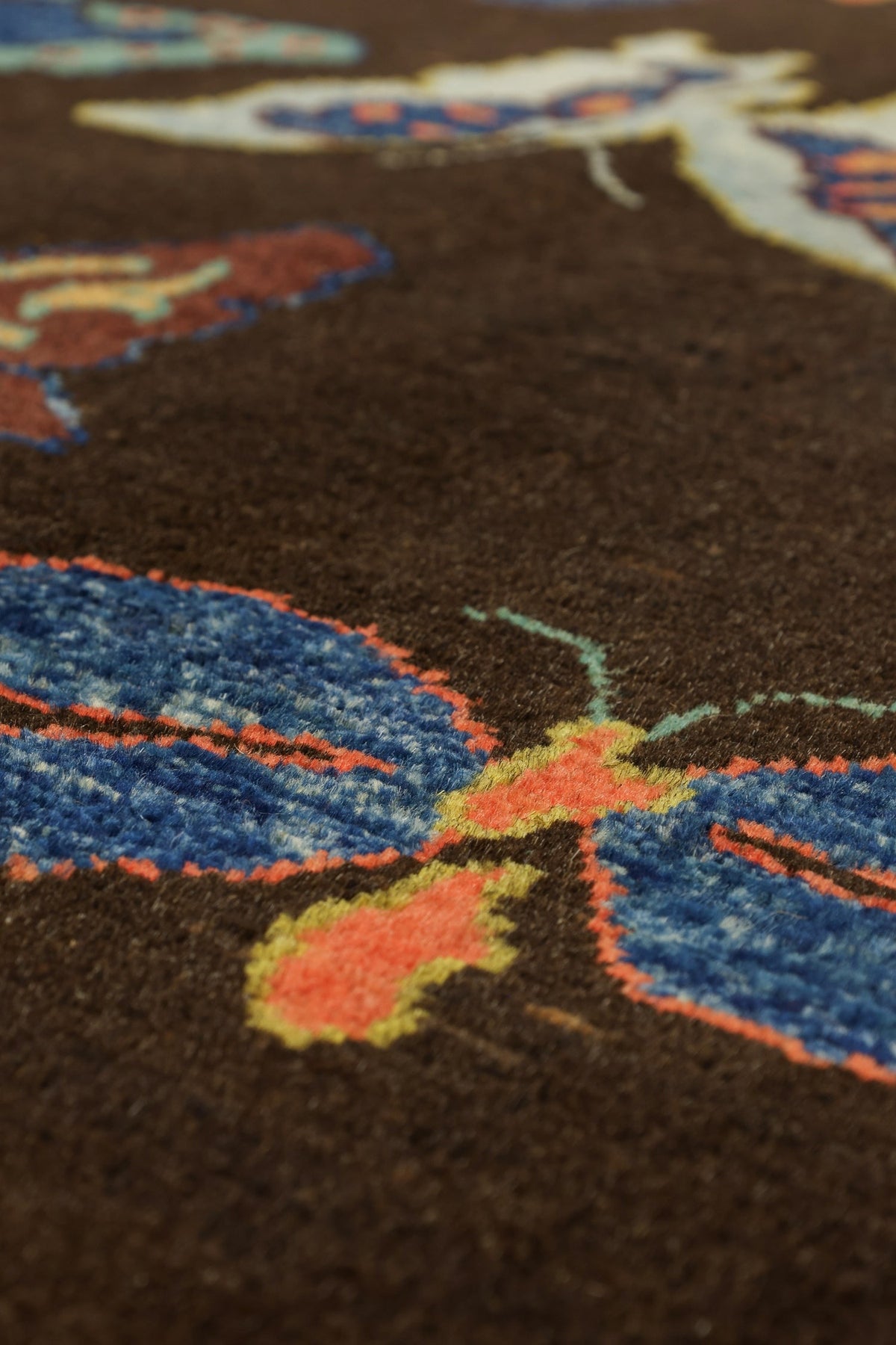 Butterflies Handwoven Tribal Rug, J79577