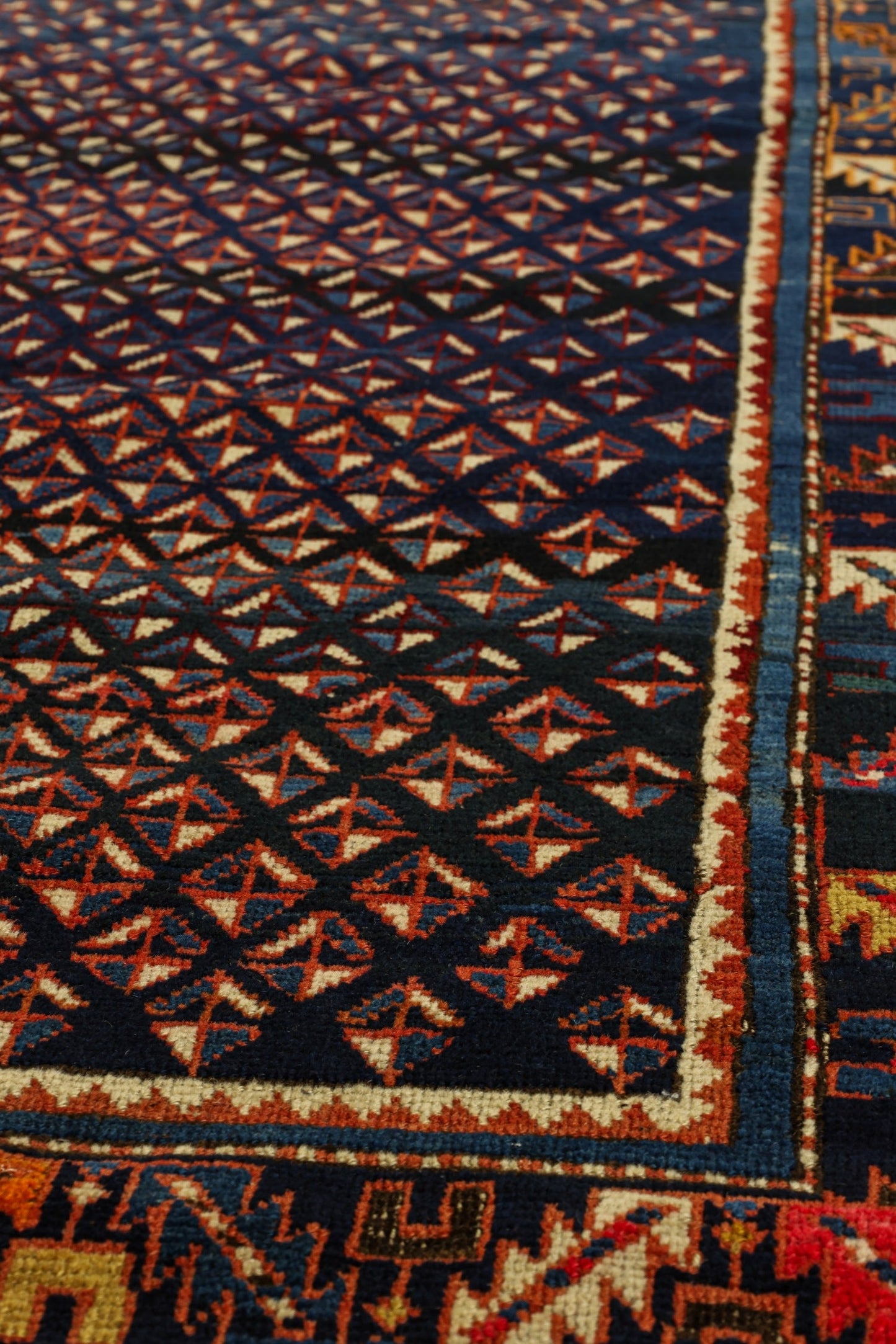 Antique Cabistan Handwoven Tribal Rug, J80800