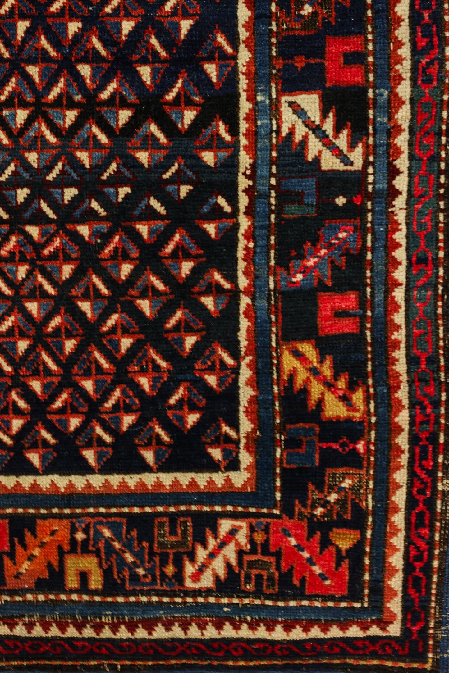 Antique Cabistan Handwoven Tribal Rug, J80800