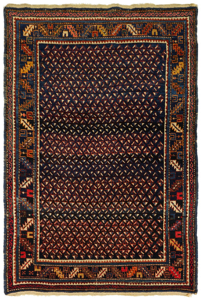 Antique Cabistan Handwoven Tribal Rug