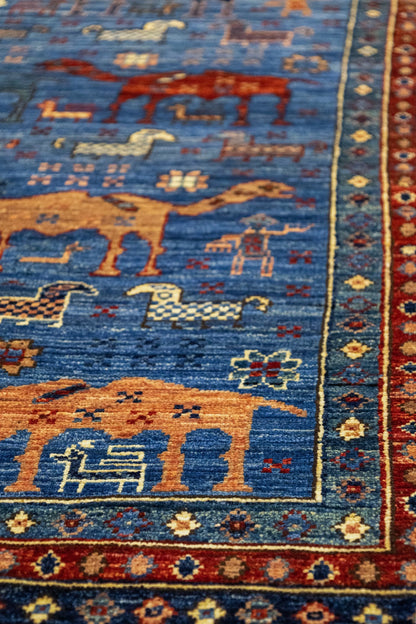 Camel Baluch Handwoven Tribal Rug, J86189