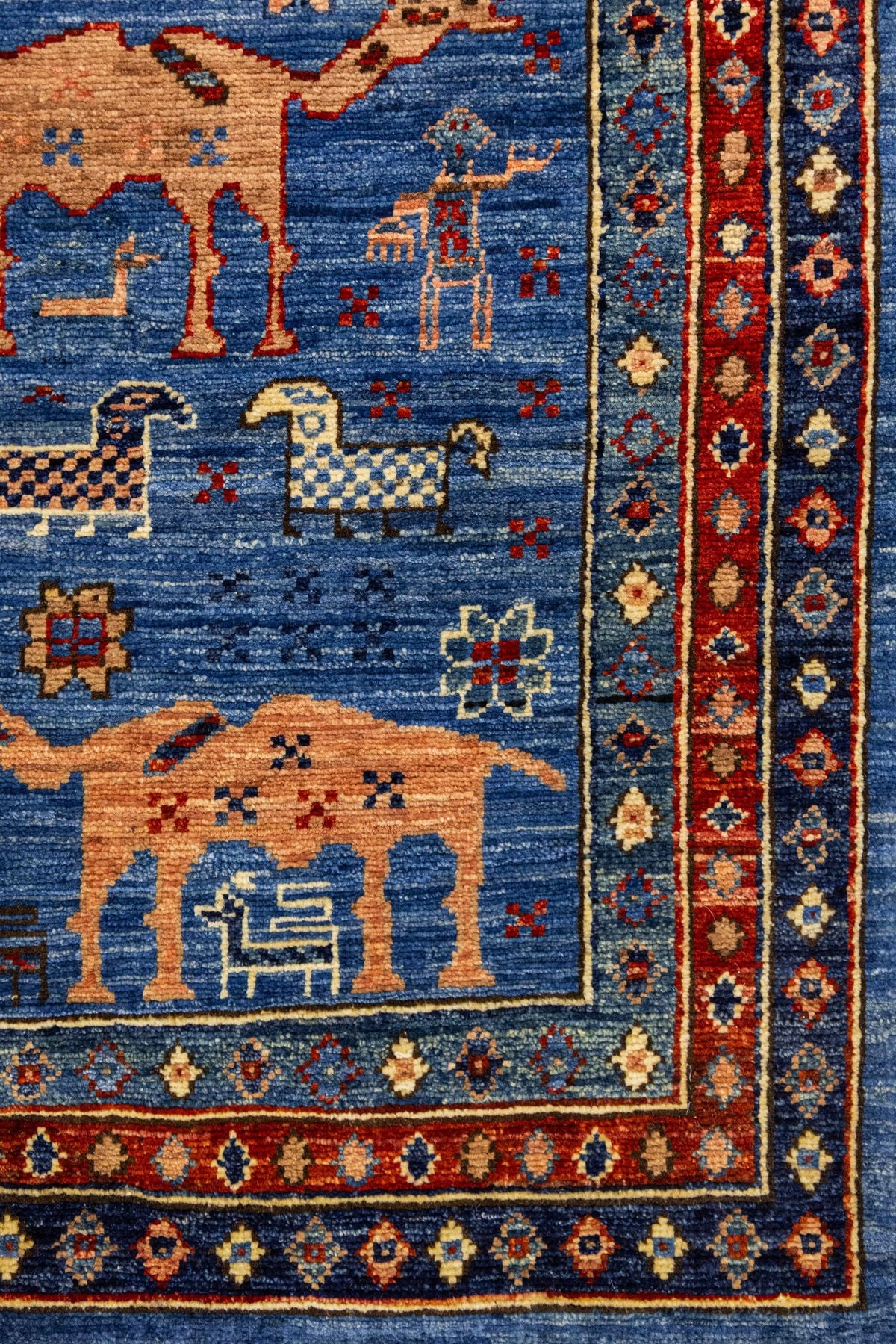 Camel Baluch Handwoven Tribal Rug, J86189