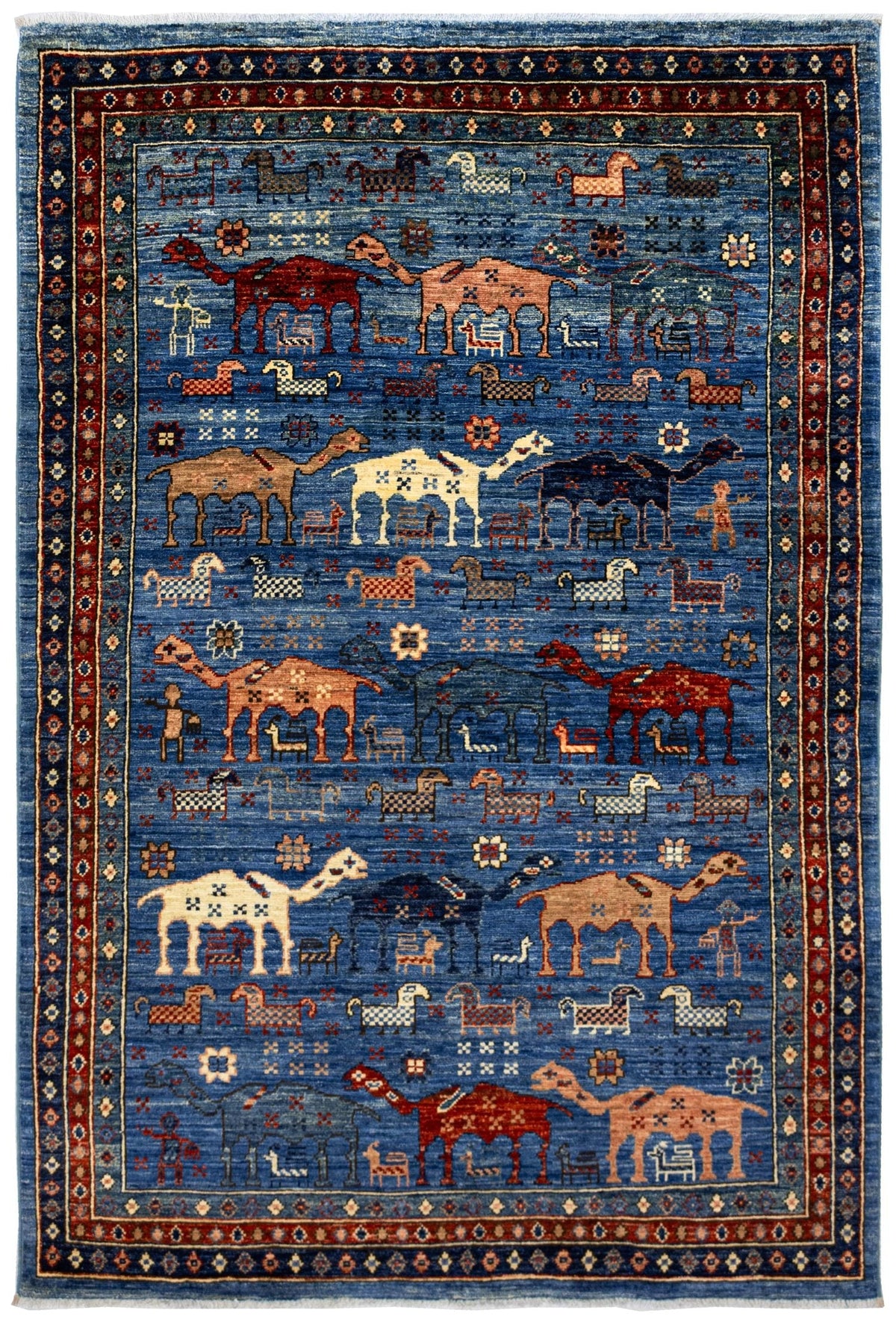 Camel Baluch Handwoven Tribal Rug