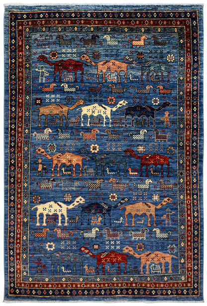 Camel Baluch Handwoven Tribal Rug