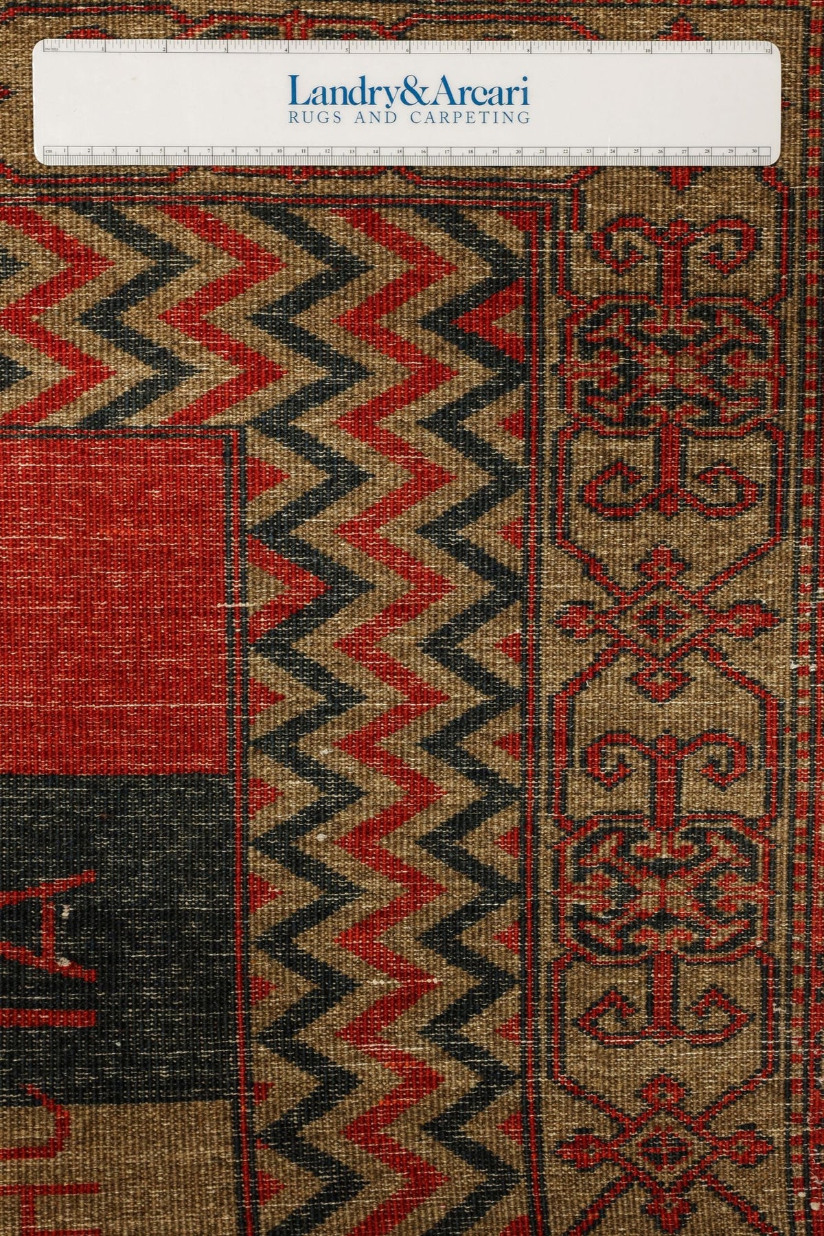 Checker Board Handwoven Tribal Rug, J79572