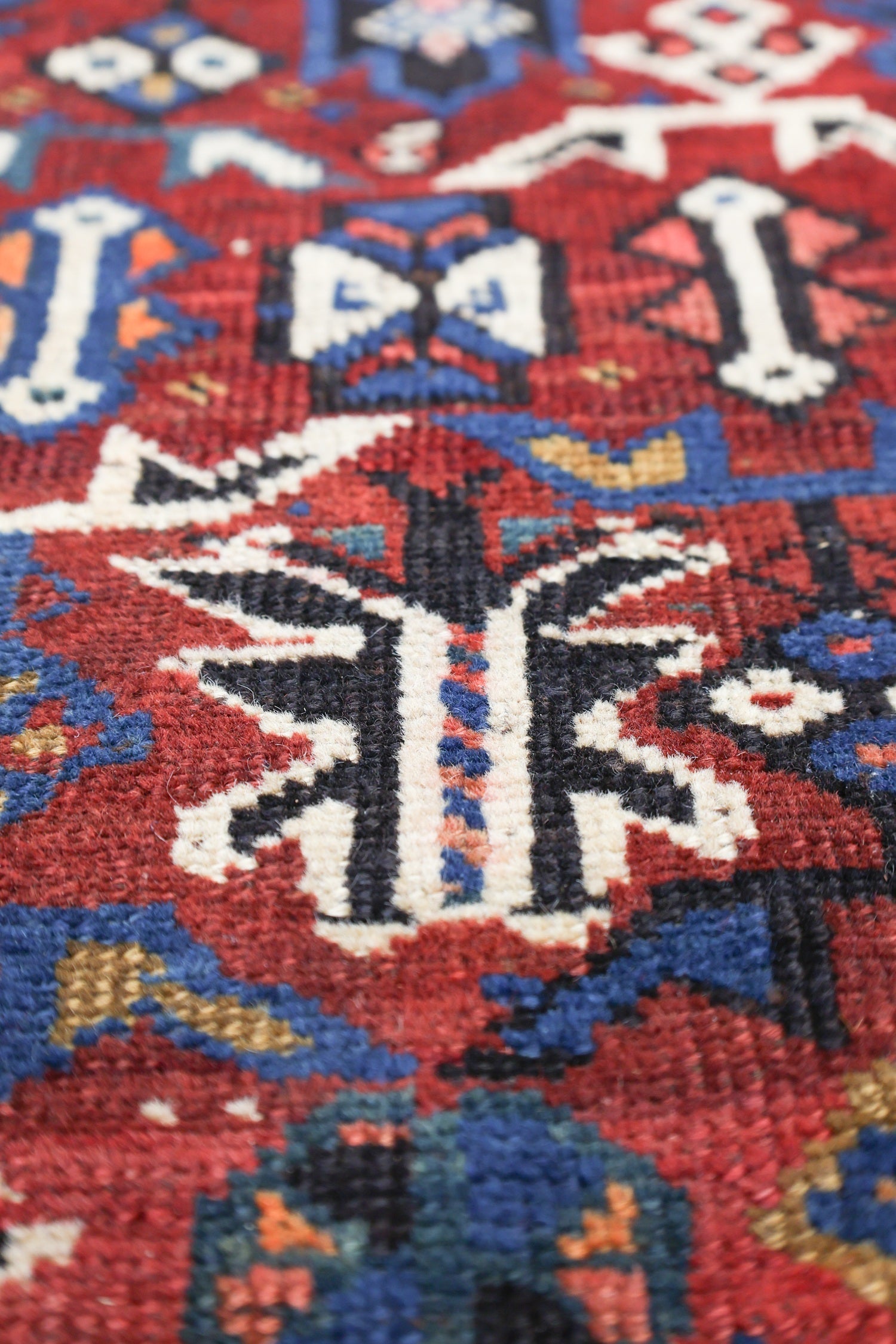 Vintage Chi Chi Handwoven Tribal Rug, J71249