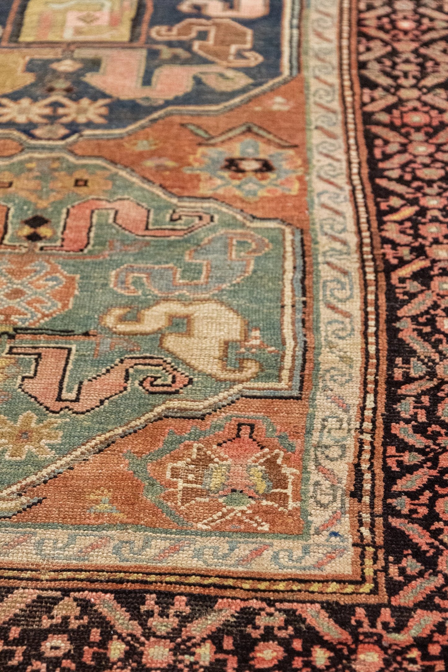 Antique Cloudband Karabagh Handwoven Tribal Rug, J87243
