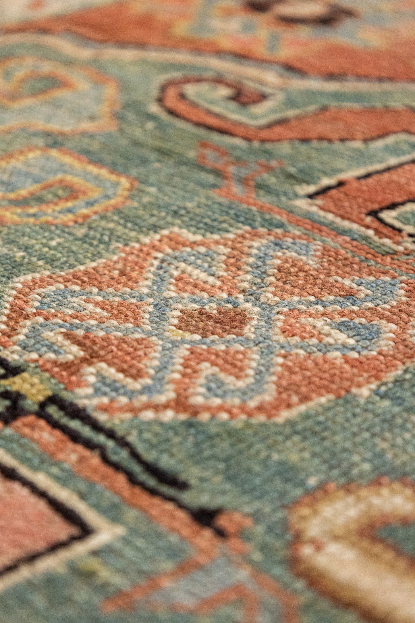 Antique Cloudband Karabagh Handwoven Tribal Rug, J87243