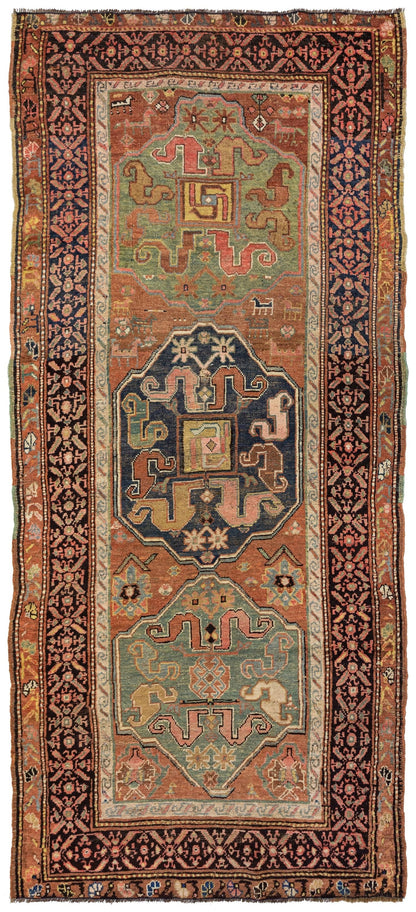 Antique Cloudband Karabagh Handwoven Tribal Rug