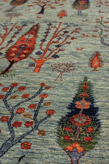 Cypress Gabbeh Handwoven Tribal Rug, J81026