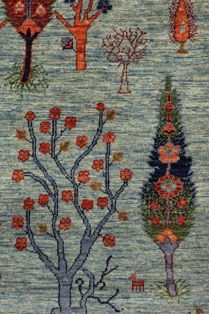 Cypress Gabbeh Handwoven Tribal Rug, J81026