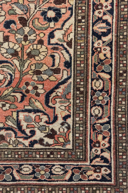 Vintage Dargazine Handwoven Tribal Rug, J75223