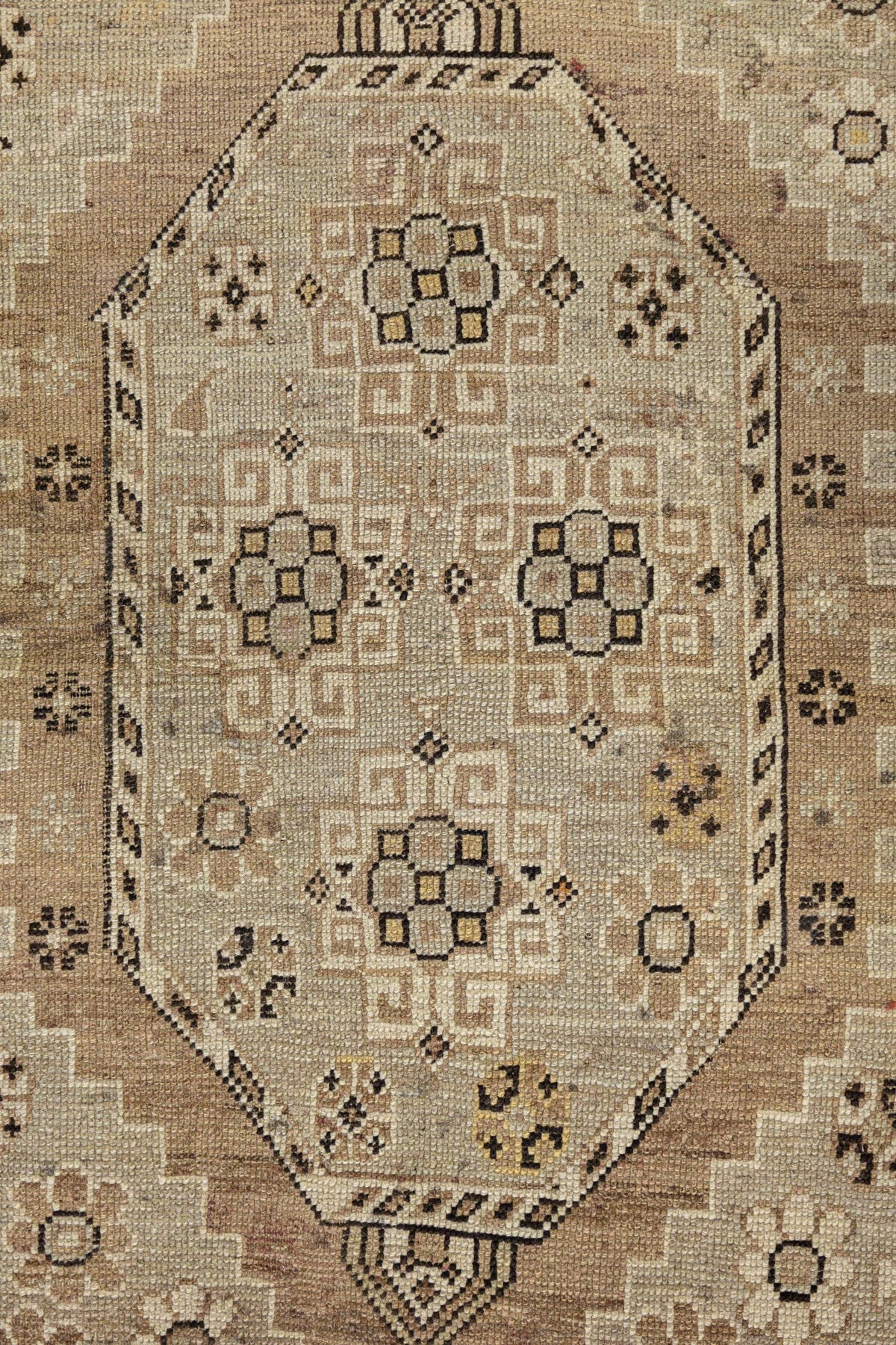 Vintage Derband Handwoven Tribal Rug, J86504