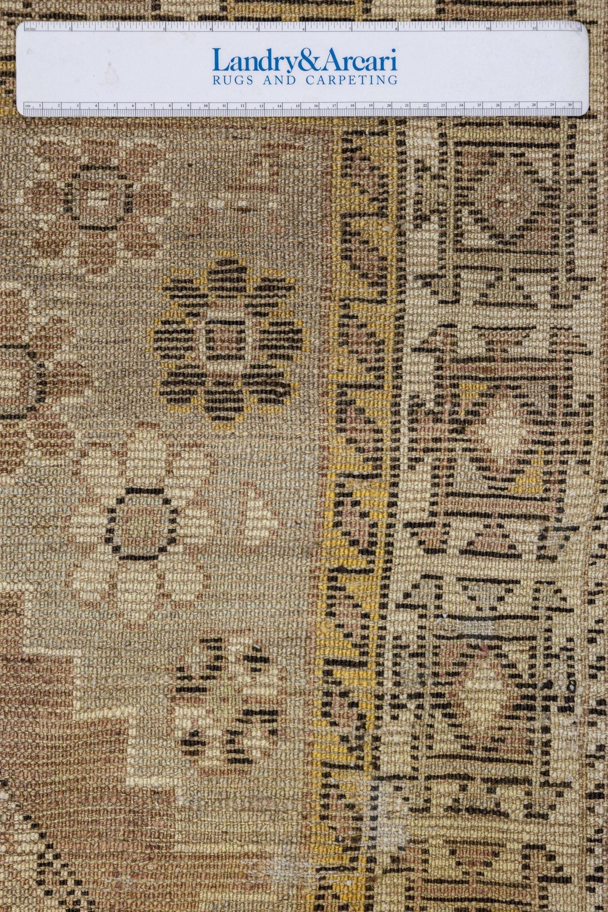 Vintage Derband Handwoven Tribal Rug, J86504