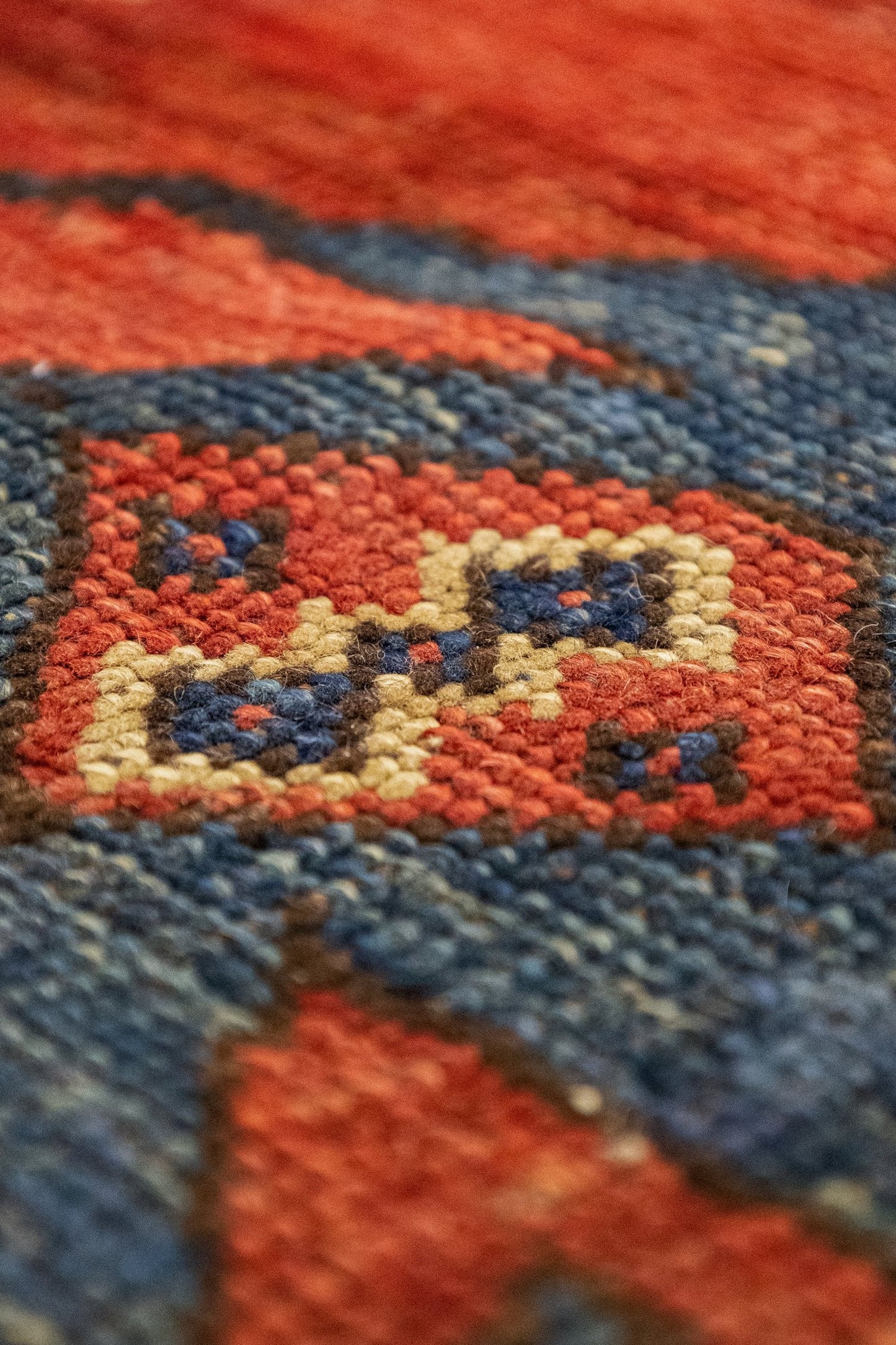 Antique East Anatolian Handwoven Tribal Rug, J73970