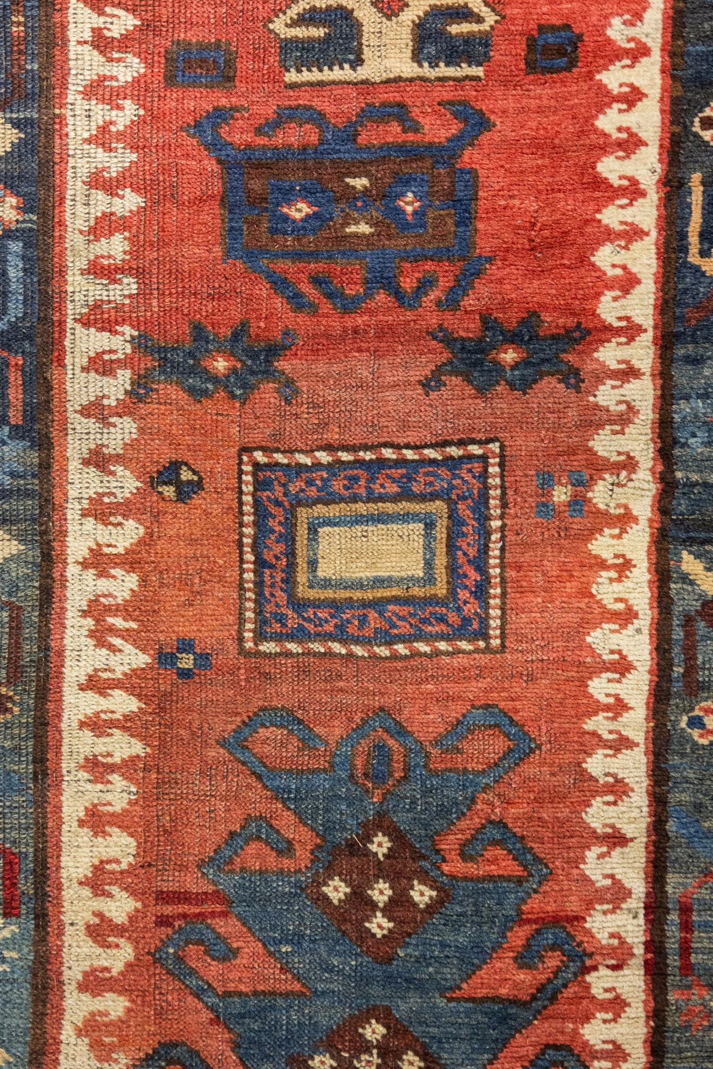 Antique East Anatolian Handwoven Tribal Rug, J73970