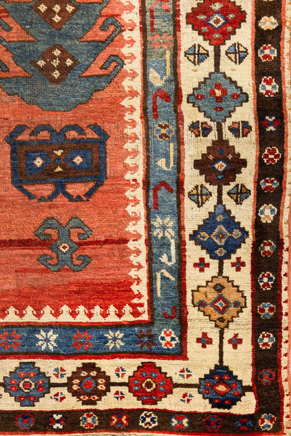 Antique East Anatolian Handwoven Tribal Rug, J73970