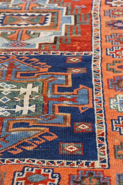 Antique East Anatolian Handwoven Tribal Rug, J89214