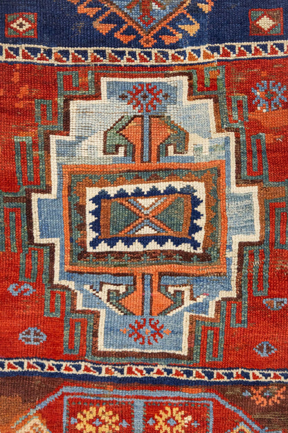 Antique East Anatolian Handwoven Tribal Rug, J89214