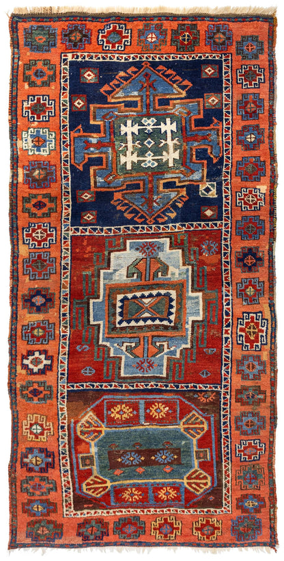 Antique East Anatolian Handwoven Tribal Rug