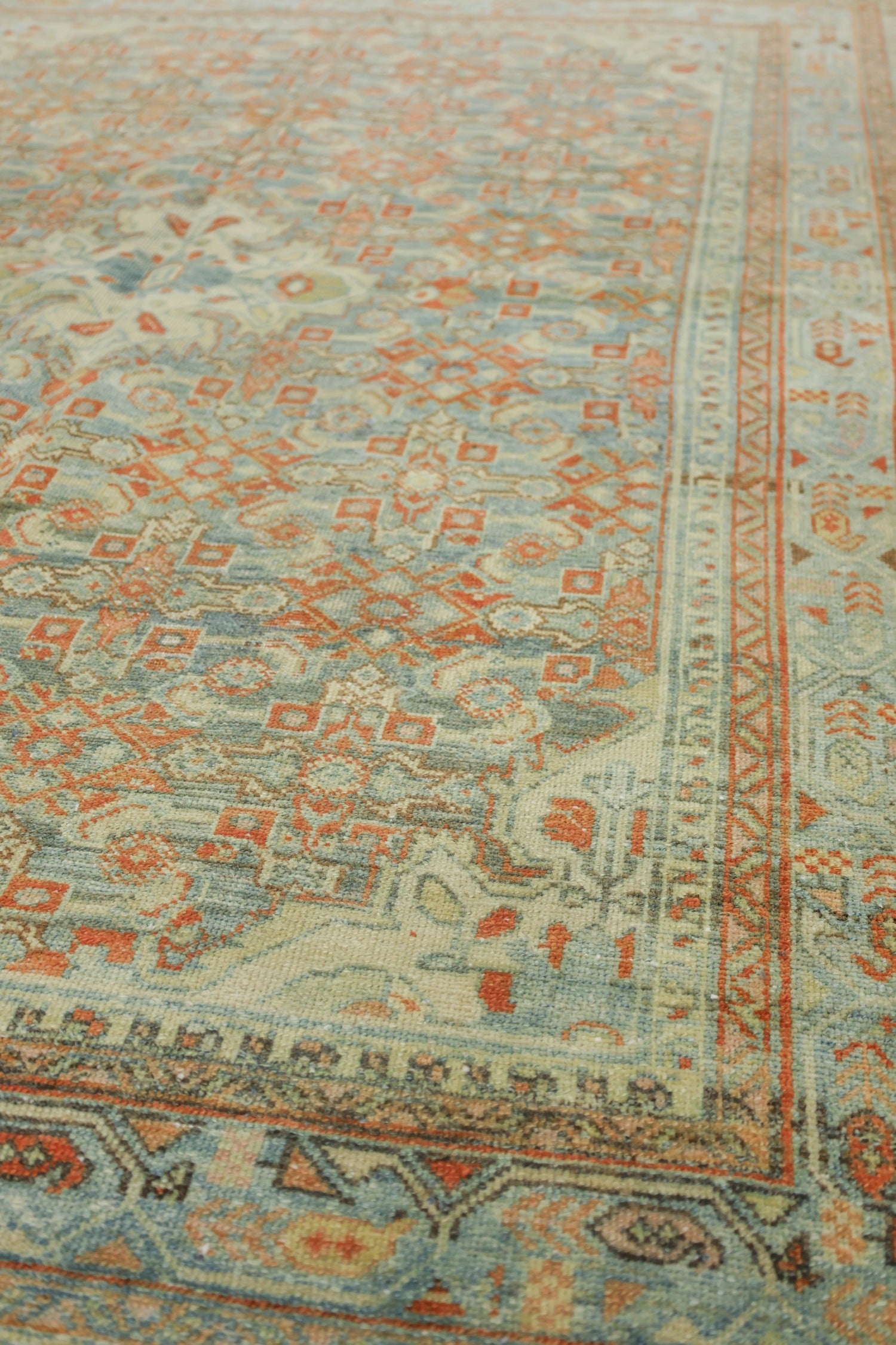 Vintage Engelis Handwoven Tribal Rug, J72506