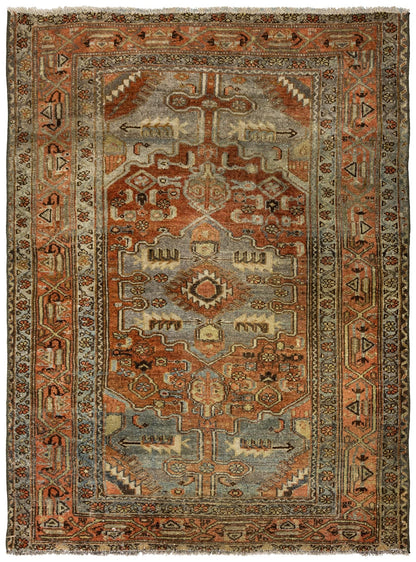 Vintage Engelis Handwoven Tribal Rug