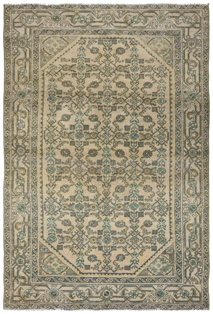 Vintage Engelis Handwoven Tribal Rug