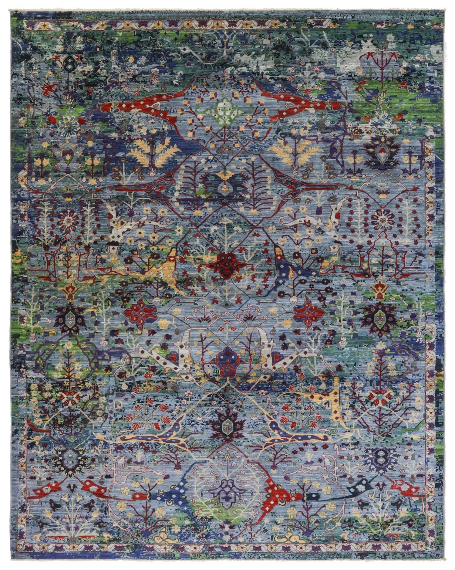 Textile Rugs Eraesd Erased Arabesque Handwoven Tribal Rug | Landry & Arcari – Landry ...