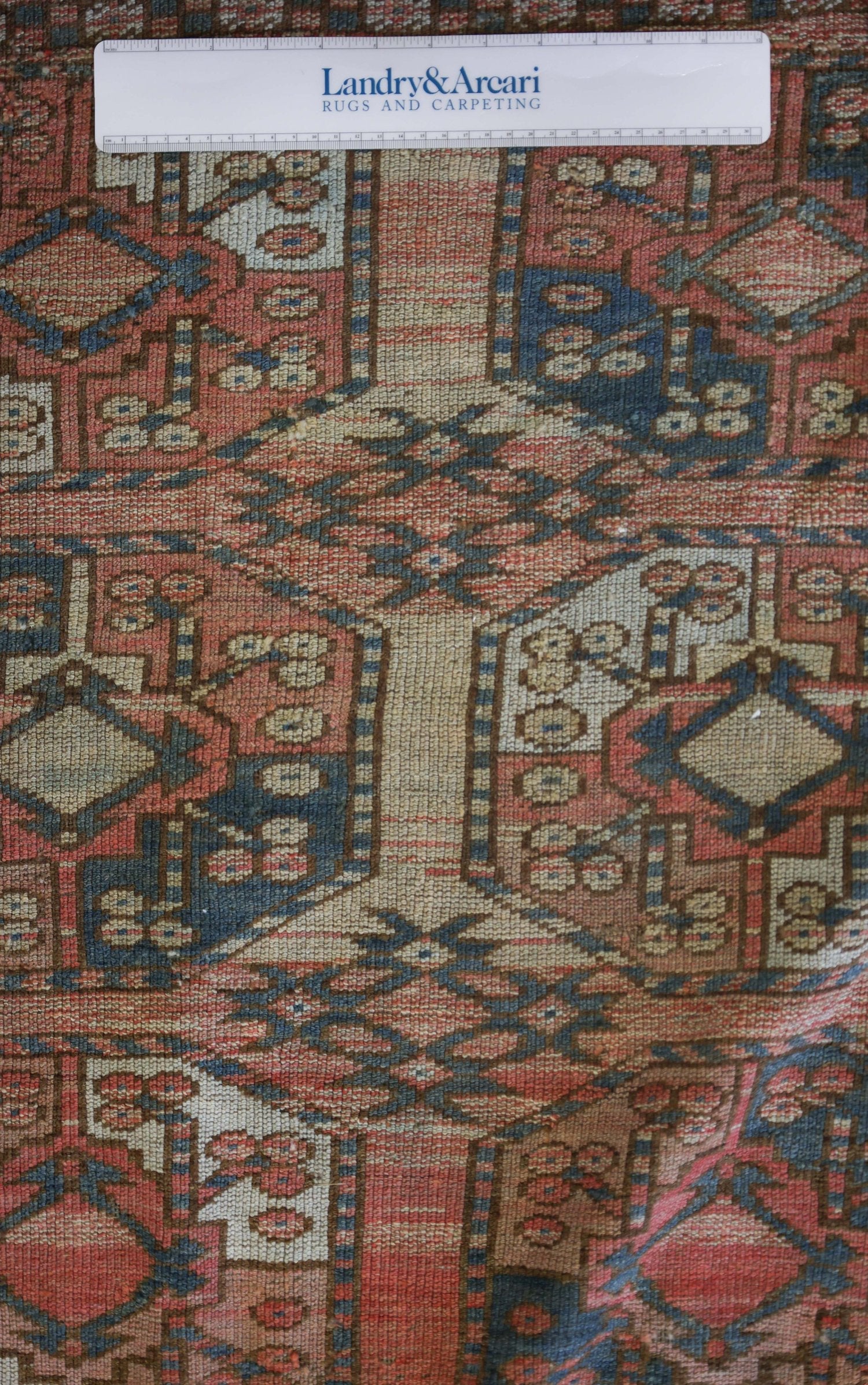 Vintage Ersari Handwoven Tribal Rug, J73106