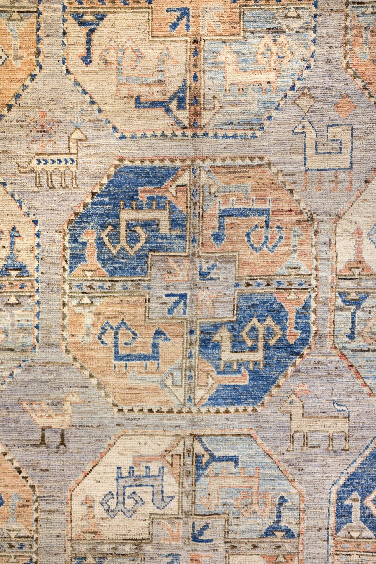 Ersari Oushak Handwoven Tribal Rug, J86787