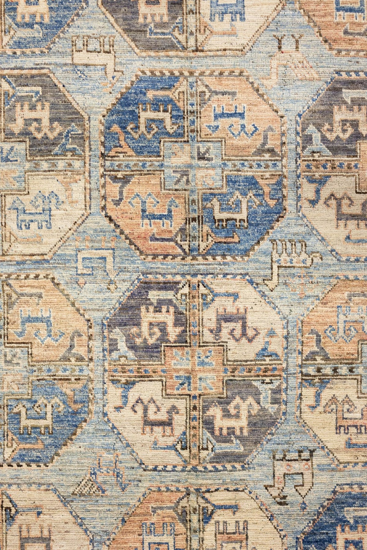 Ersari Oushak Handwoven Tribal Rug, J86795