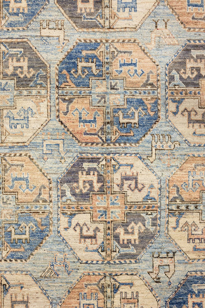Ersari Oushak Handwoven Tribal Rug, J86795