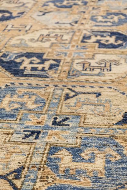 Ersari Oushak Handwoven Tribal Rug, J86805