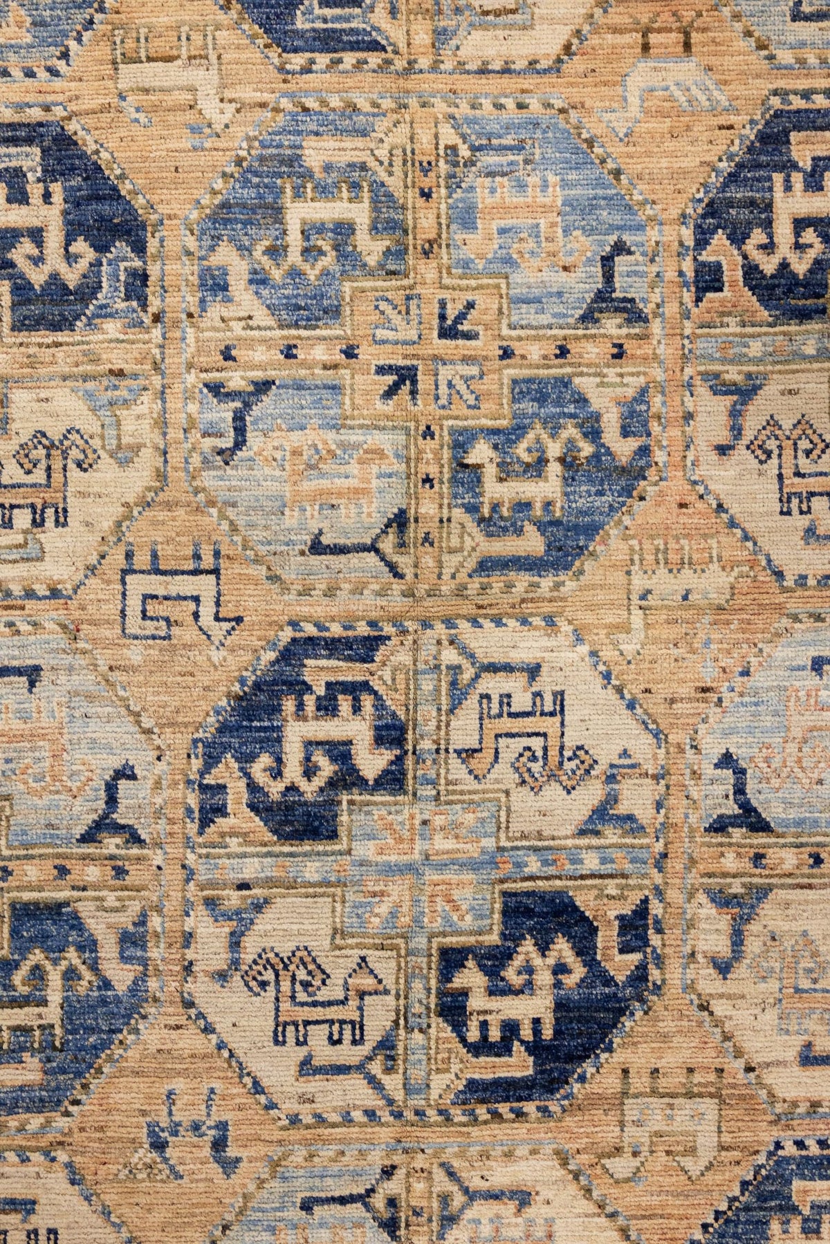 Ersari Oushak Handwoven Tribal Rug, J86805