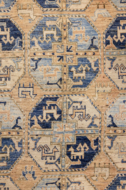 Ersari Oushak Handwoven Tribal Rug, J86805
