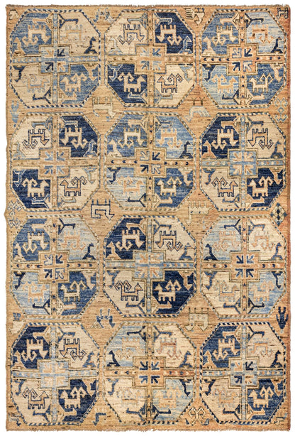 Ersari Oushak Handwoven Tribal Rug