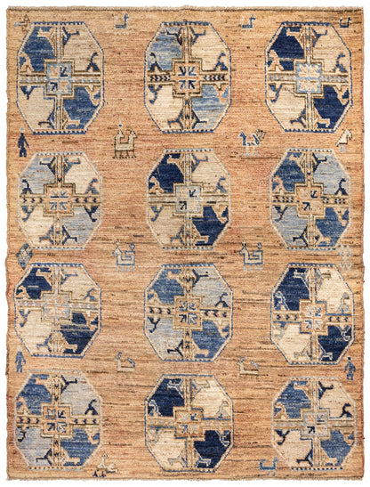 Ersari Oushak Handwoven Tribal Rug