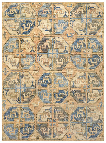 Ersari Oushak Handwoven Tribal Rug
