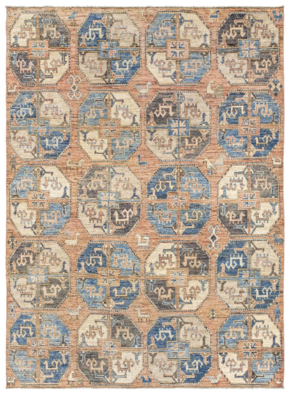 Ersari Oushak Handwoven Tribal Rug