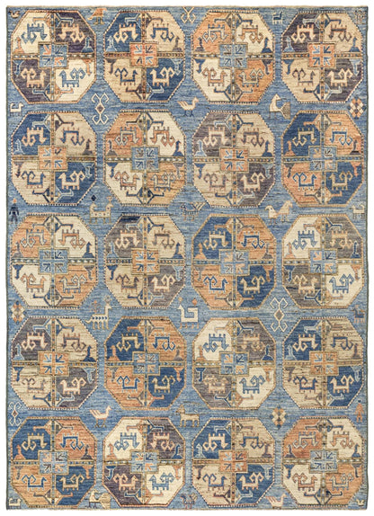 Ersari Oushak Handwoven Tribal Rug