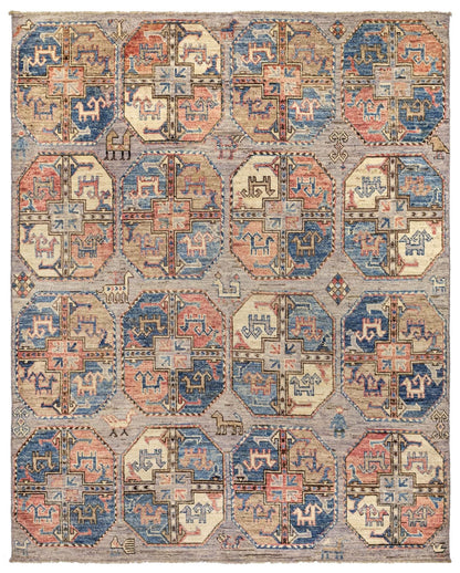 Ersari Oushak Handwoven Tribal Rug