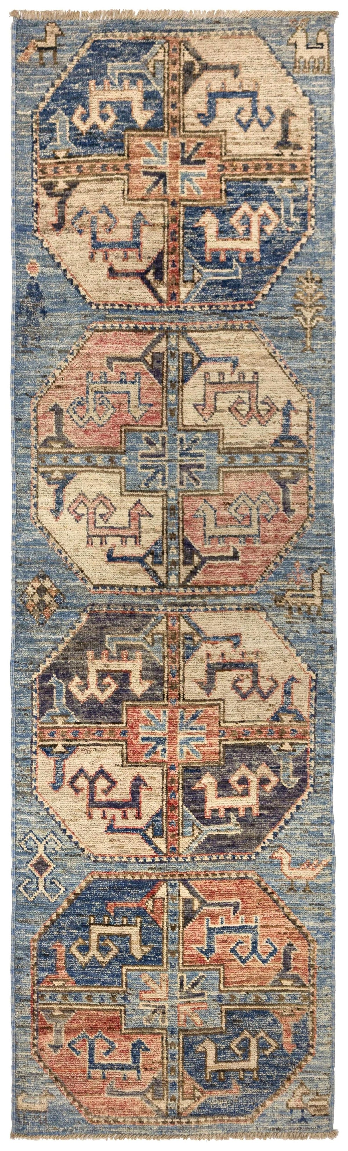 Ersari Oushak Handwoven Tribal Rug