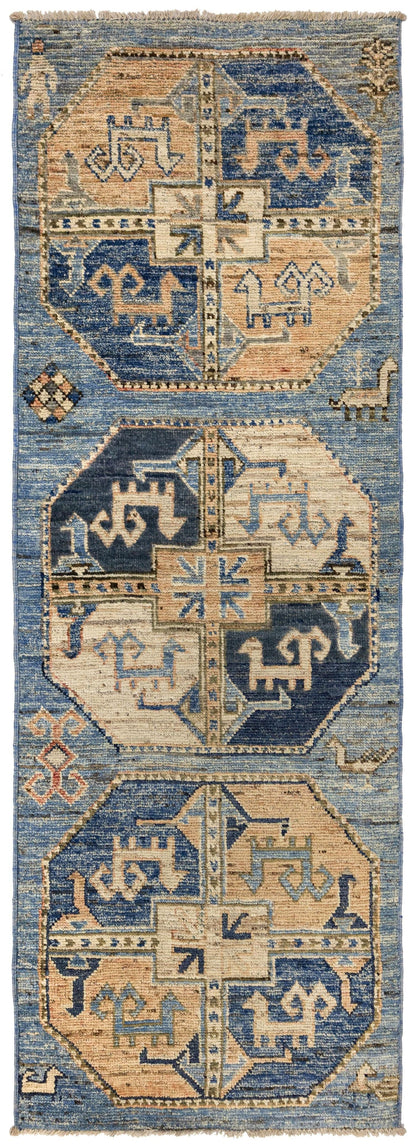 Ersari Oushak Handwoven Tribal Rug