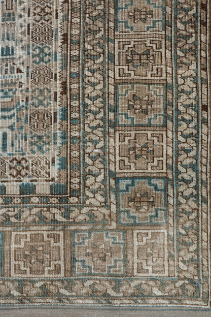 Vintage Ersari Handwoven Tribal Rug, J67469