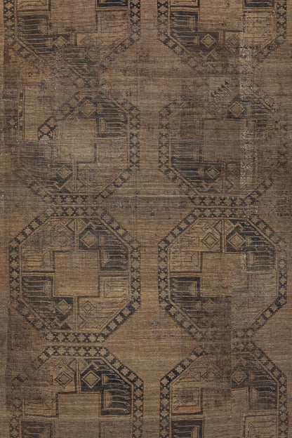 Vintage Ersari Handwoven Tribal Rug, J75389