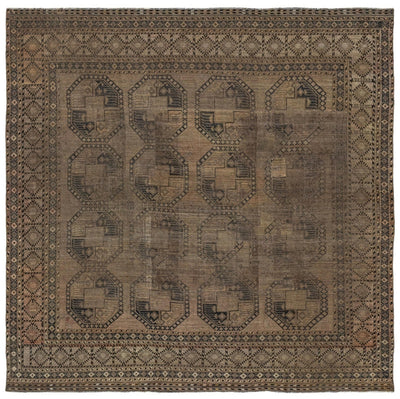 Vintage Ersari Handwoven Tribal Rug