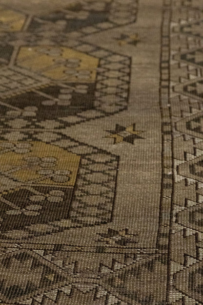 Vintage Ersari Handwoven Tribal Rug, J86132