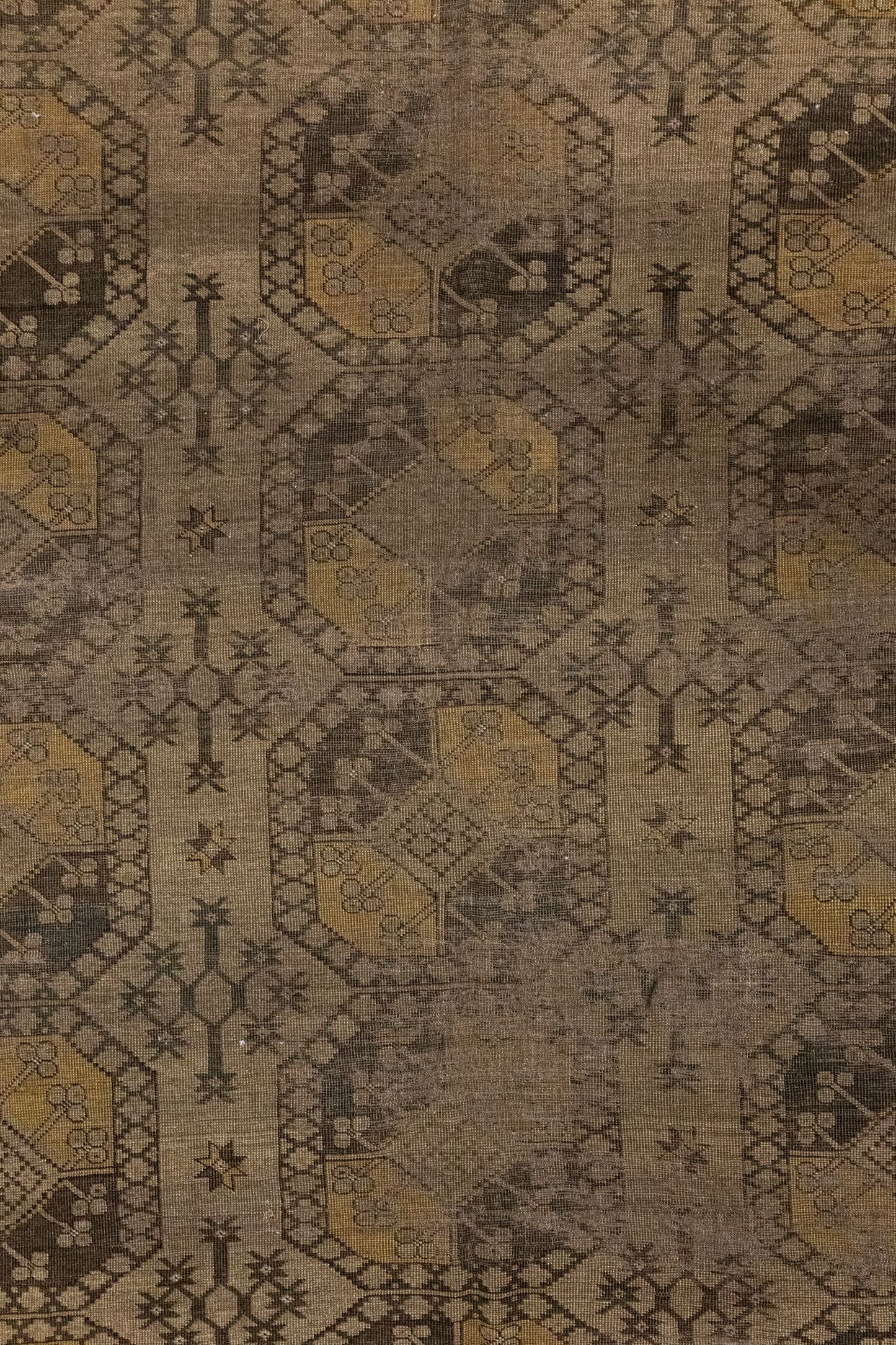 Vintage Ersari Handwoven Tribal Rug, J86132
